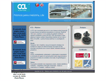 Tablet Screenshot of ccl-plasticos.pt